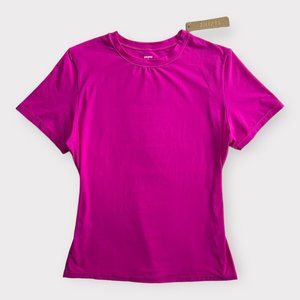 SKIMS Fits Everybody T-Shirt in Fuchsia **Limited Edition**, Size Large
